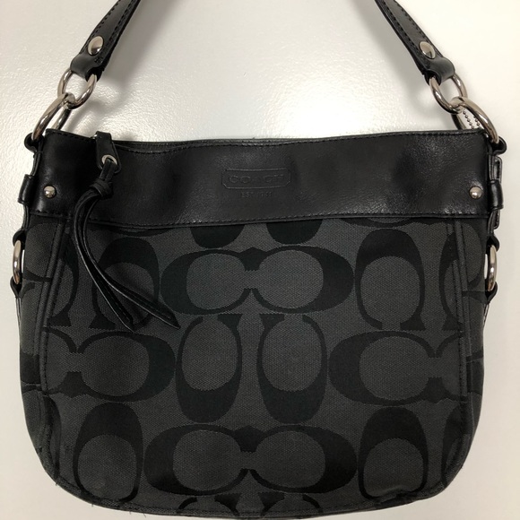 Coach Handbags - Coach | Signature Hobo Shoulder Bag F14708 K012